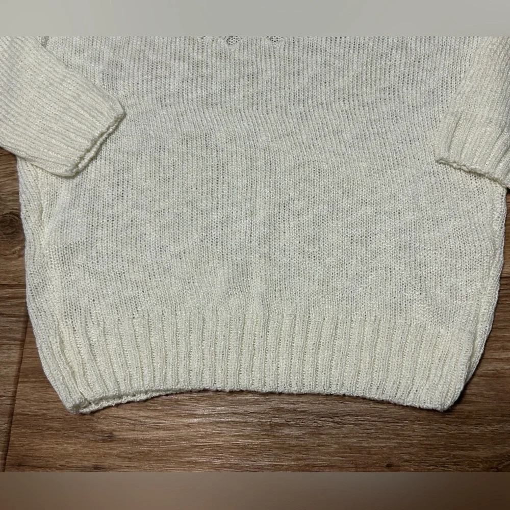 Off White Knit Sweater - Picture 5 of 7